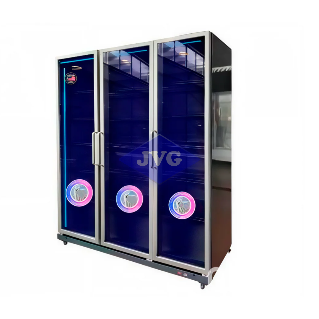 NEVERA EXHIBIDORA JAGUAR 43 CU.FT. 3 PUERTAS ACERO INOXIDABLE – 3PV1220PH