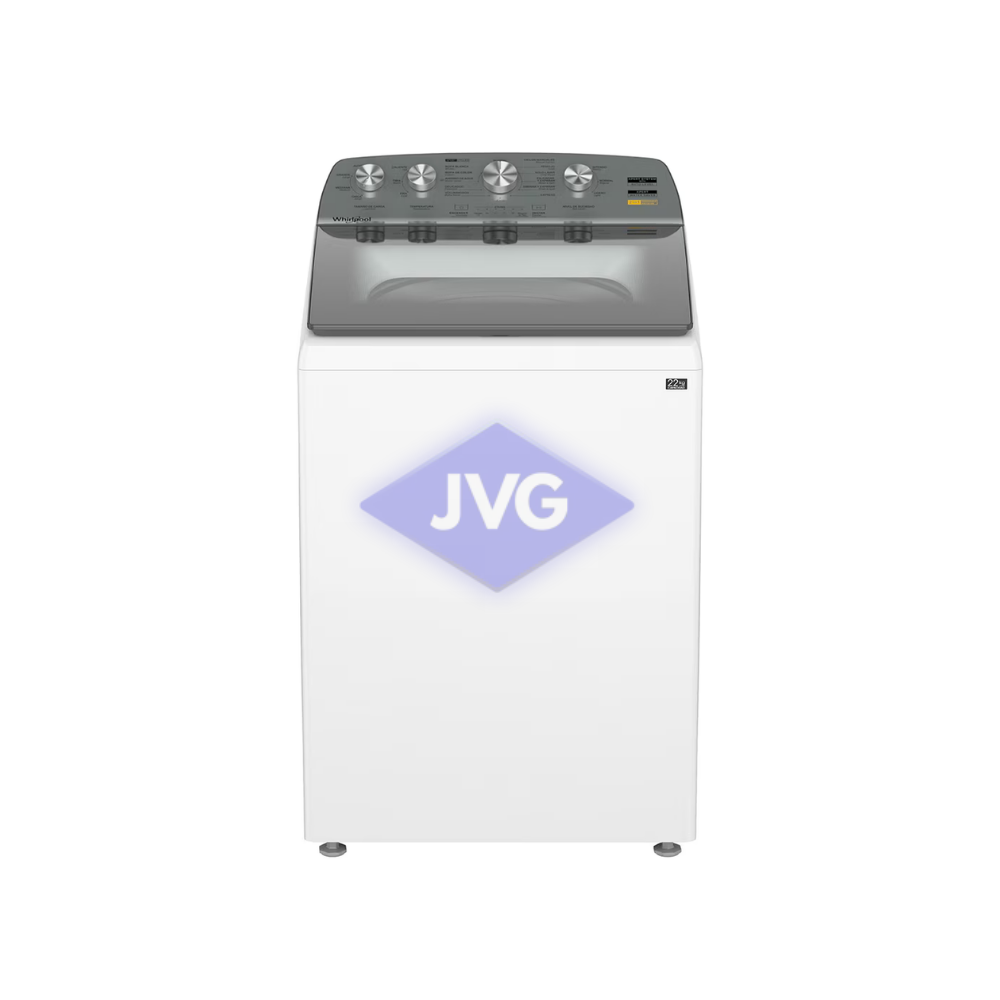 LAVADORA 22 KG CARGA SUPERIOR XPERT DUAL AGITADOR 2 EN 1 WHIRLPOOL - 8MWTW2254WRM