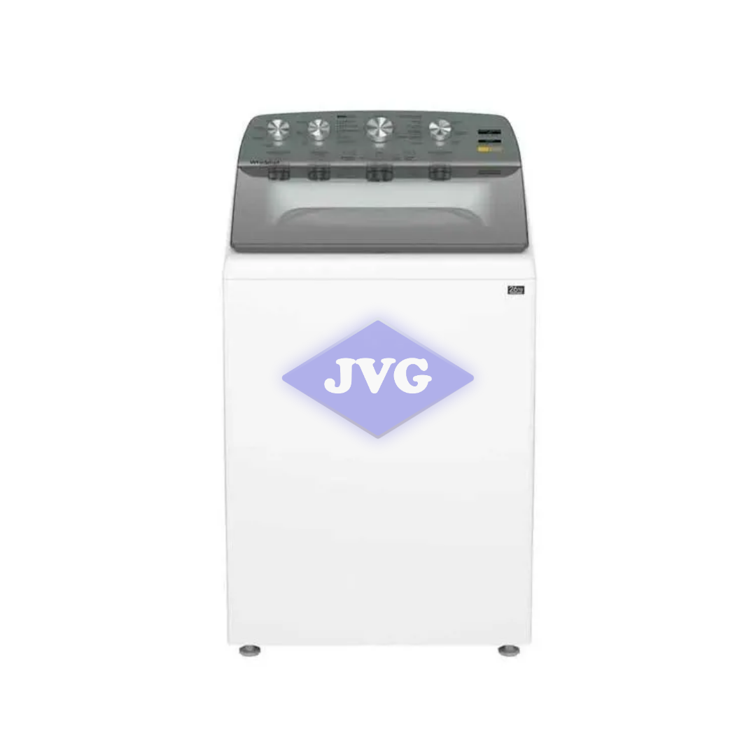 LAVADORA WHIRLPOOL 26 KG CARGA SUPERIOR XPERT DUAL AGITATOR - 8MWTW2654WRM