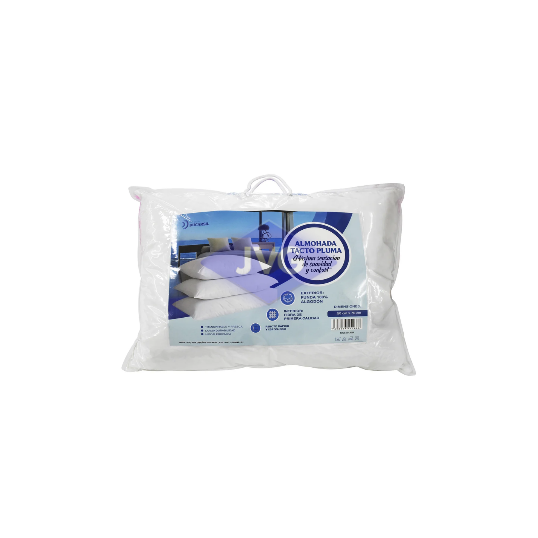 ALMOHADA TACTO PLUMA DUCARSIL 50X70 151688 - ALDCTPQUE50X70