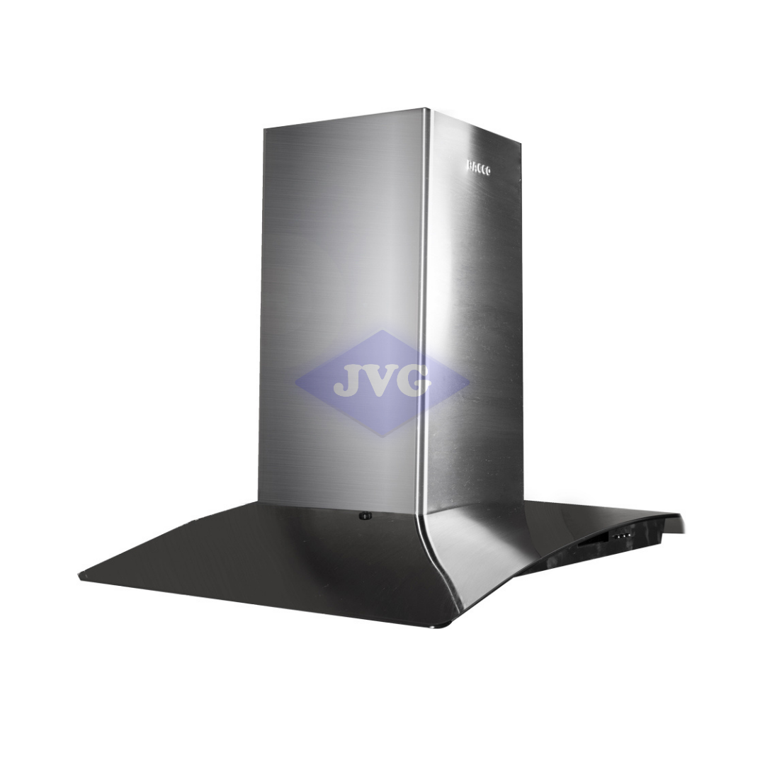 CAMPANA BACCO DE PARED 60CM ACERO Y VIDRIO - BHANO60T