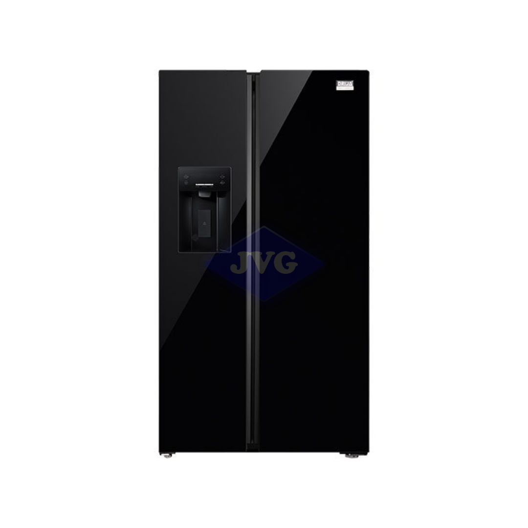 NEVERA SIDE BY SIDE DRIJA 20 CU.FT. C/DISPENSADOR PUERTA TIPO ESPEJO - BLACK20CFAH