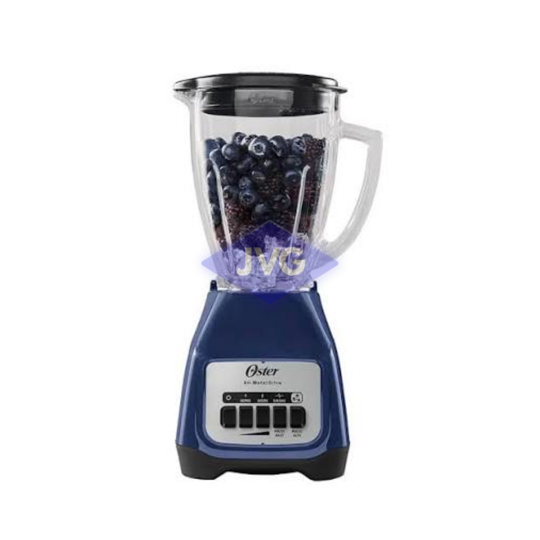 LICUADORA OSTER 2 VELOCIDADES+PULSO 800W VASO DE VIDRIO CON BOTONES AZUL - BLSTKAGLPB