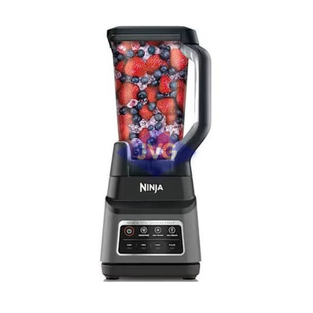 LICUADORA NINJA PROF 3 VELOCIDADES+PULSO 2.1 LTS 1.200W VASO PLÁSTICO NEGRO/GRIS - BN701LAA