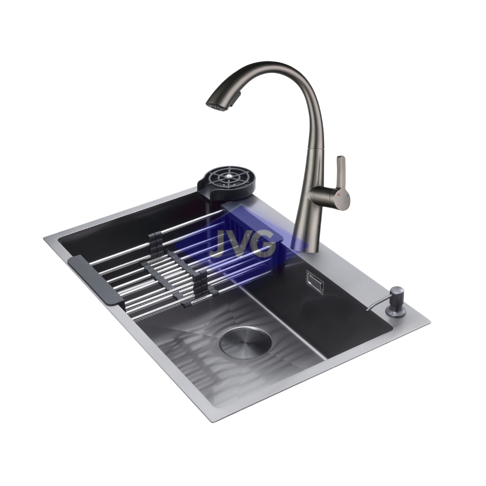 FREGADERO DRIJA 1 TINA 84X51X22 CM CON KIT ACERO - BOLONIA84