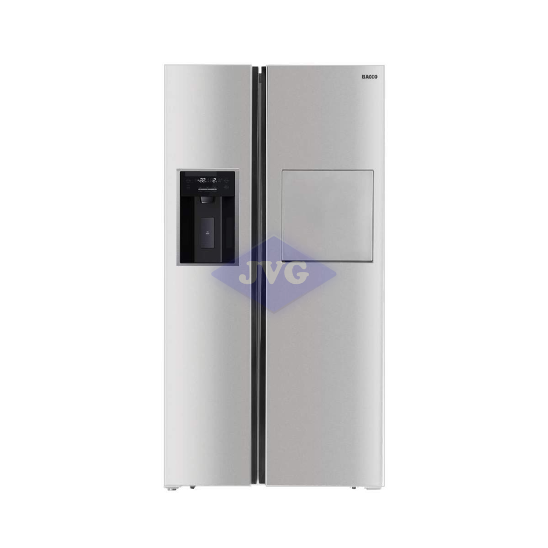 NEVERA BACCO 20' SIDE BY SIDE ACERO - BR20A