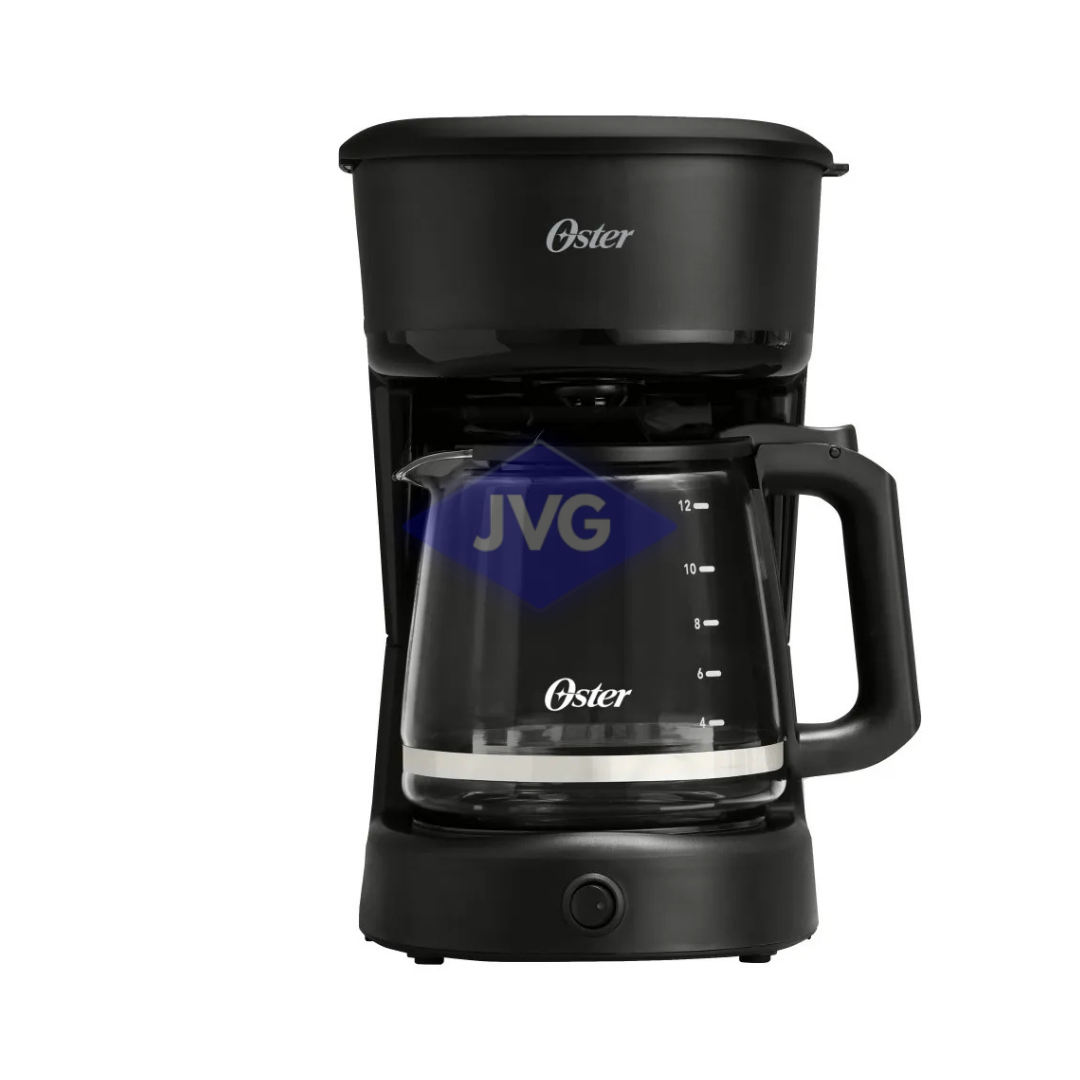 CAFETERA ELÉCTRICA OSTER 12 TAZAS CON FILTRO PERMANENTE NEGRO - BVSTDCS121B