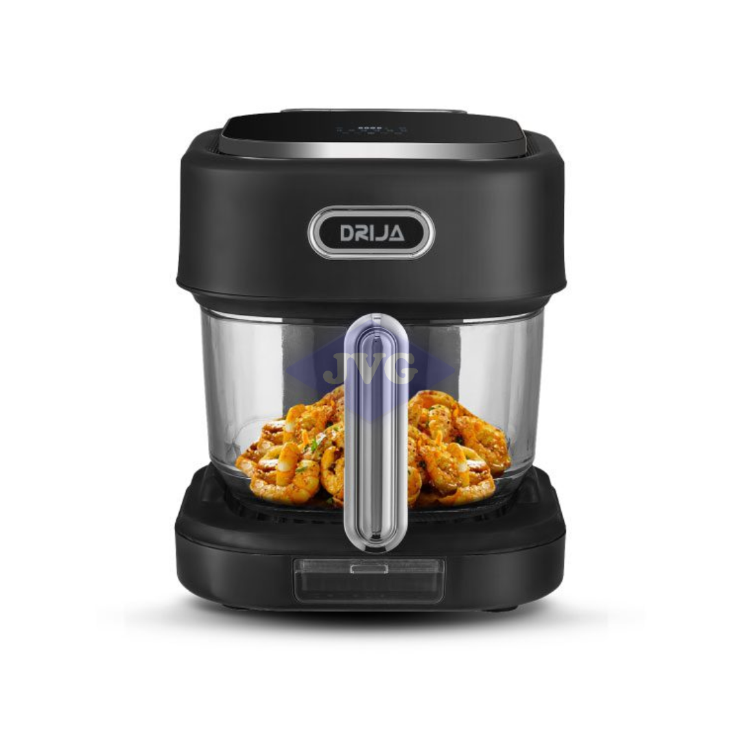 FREIDORA DE AIRE DRIJA DE LUJO CON VISOR NEGRO 4.5L - CALZONE
