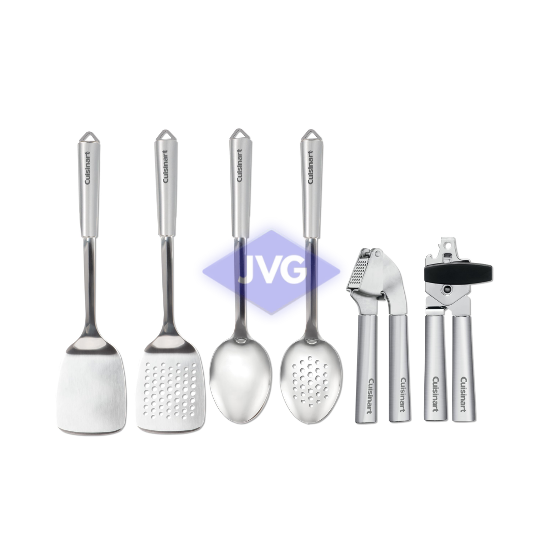 JUEGO DE UTENSILIOS CUISINART 6 PIEZAS ACERO - CTG146PTC