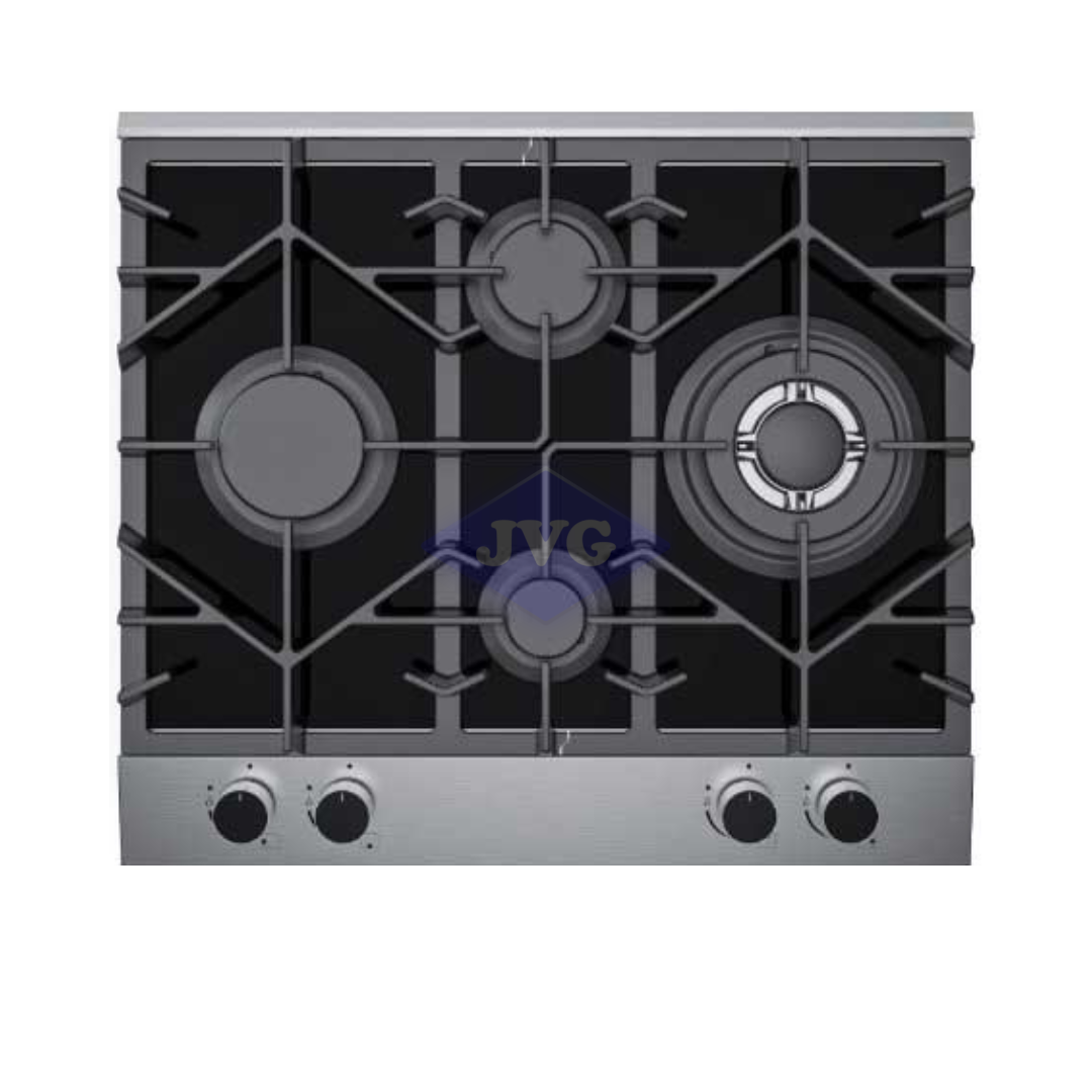 TOPE A GAS VITRO DRIJA 4 HORNILLAS FERRARA NEGRO 60CM - FERRARA60