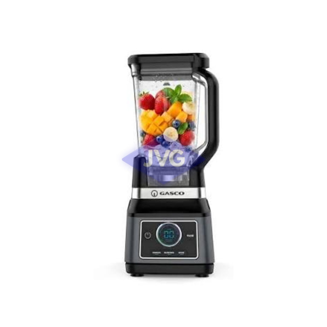 LICUADORA GASCO 10 VELOCIDADES+PULSO 2.1 LITROS 300W VASO PLÁSTICO NEGRO/GRIS - G639