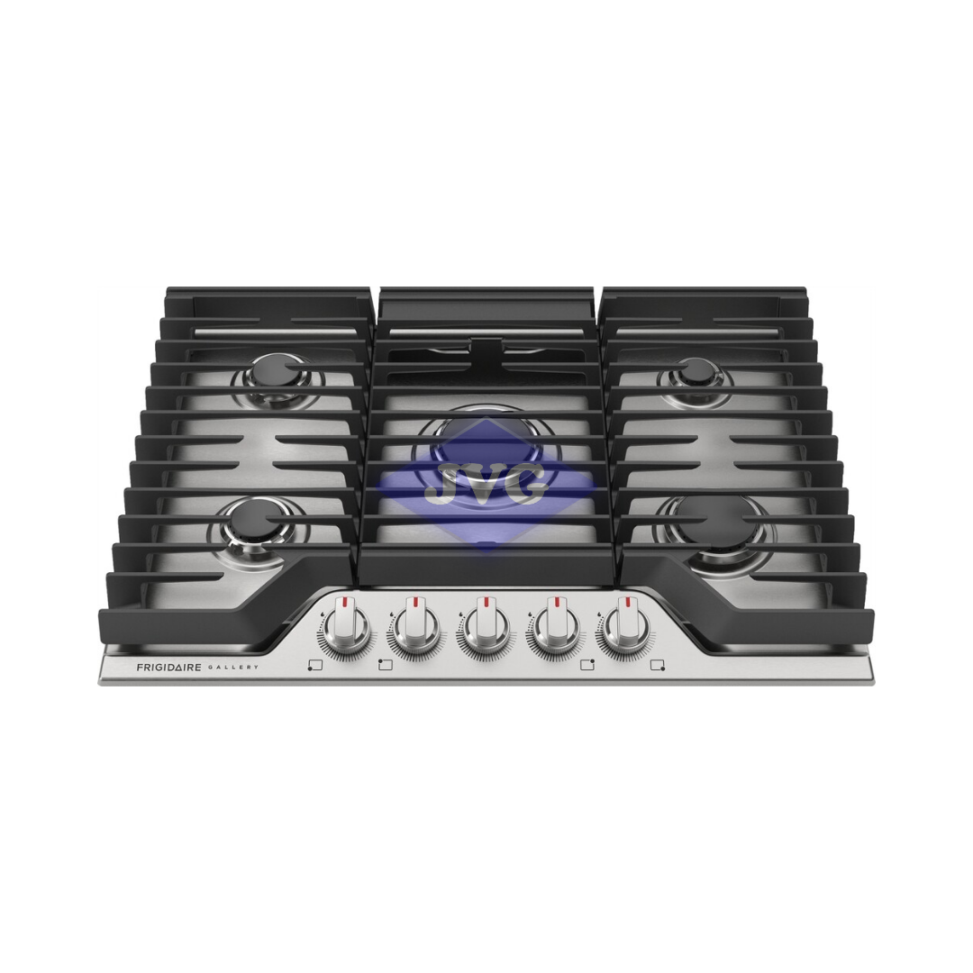 TOPE FRIGIDAIRE 30'' GAS 5 HORNILLAS ACERO INOXIDABLE - GCCG3048AS