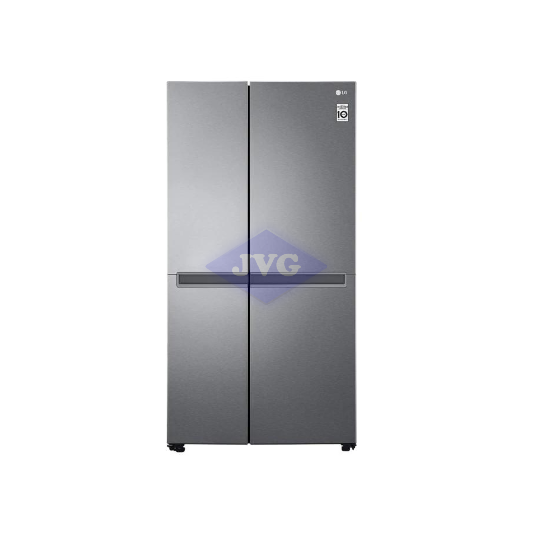 NEVERA SIDE BY SIDE LG SMART INVERTER 27' ACERO - GS65BPGK