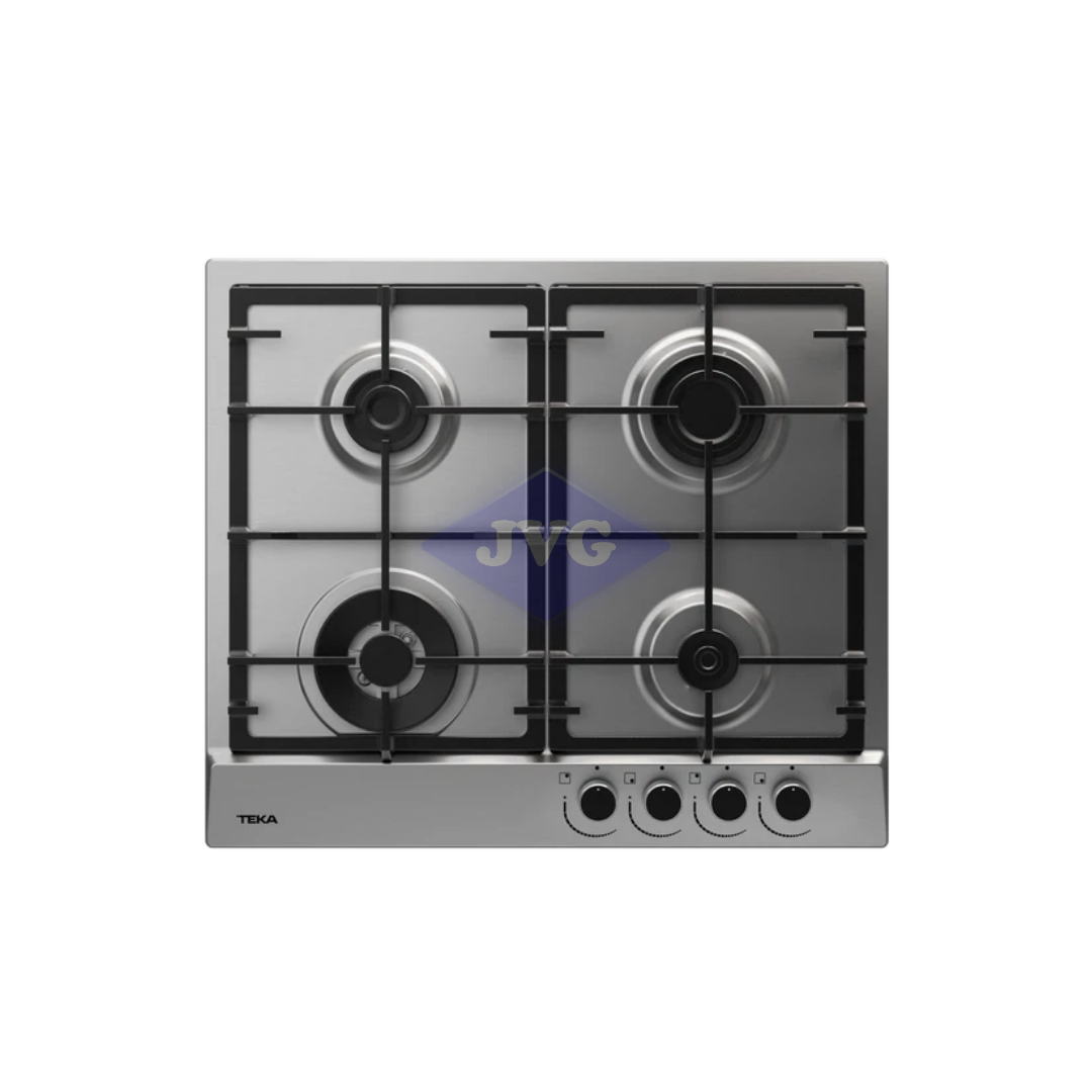 TOPE A GAS TEKA 4 QUEMADORES 60 CM ACERO INOXIDABLE - GSC64320