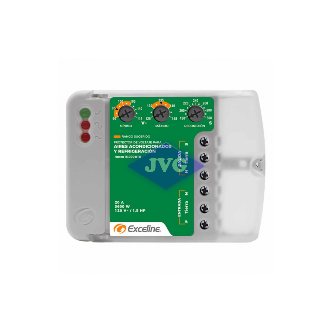 PROTECTOR EXCELINE DE VOLTAJE AIRE ACONDICIONADO - GSMR120B