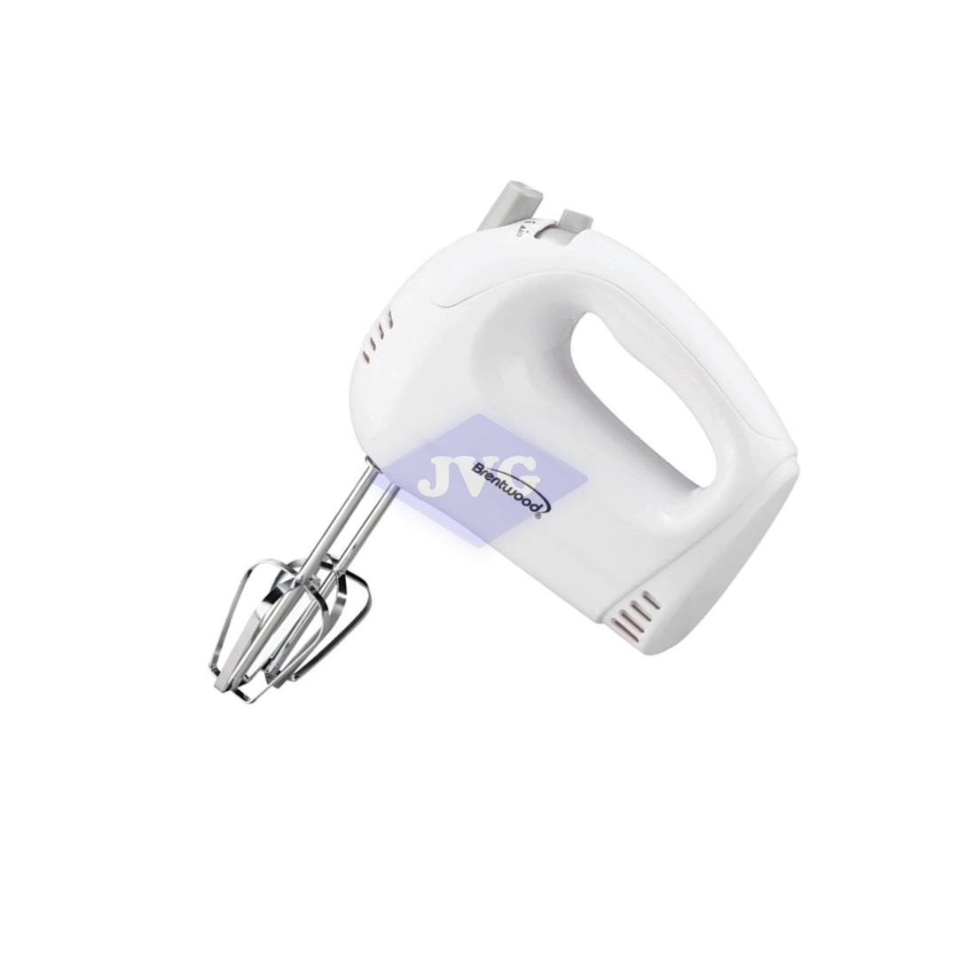 BATIDORA MANUAL BRENTWOOD BLANCO 5 VELOCIDADES 150W - HM45