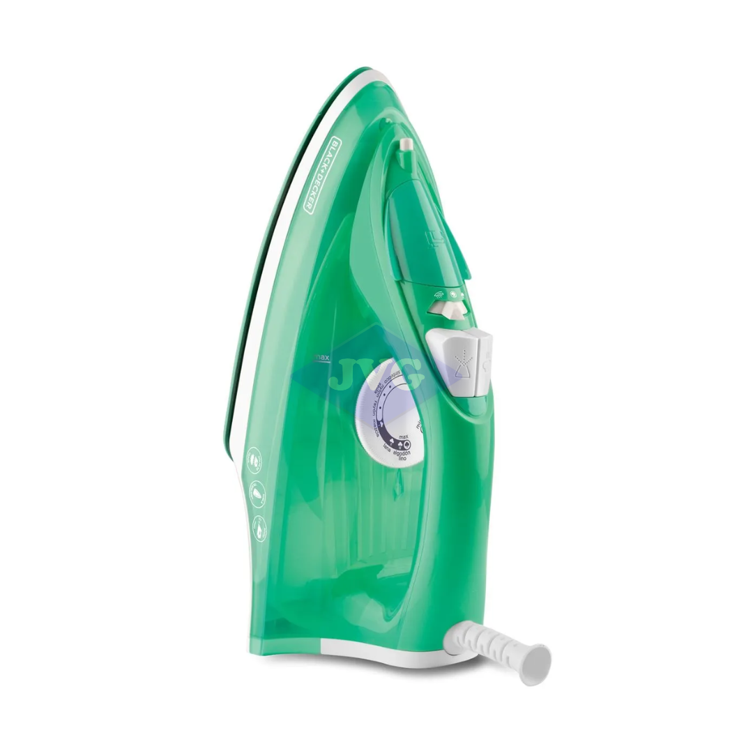 PLANCHA A VAPOR BLACK+DECKER ANTIADHERENTE VERDE - IRBD315