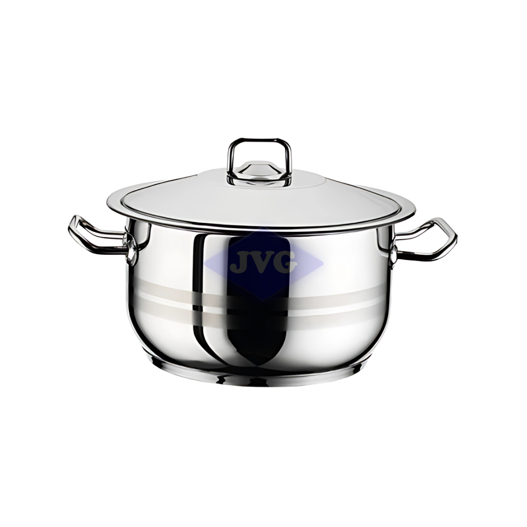 OLLA ANTIADHERENTE HASCEVHER 28X18 CM GASTROL 10 LTS ACERO (K1128007) - K1128007