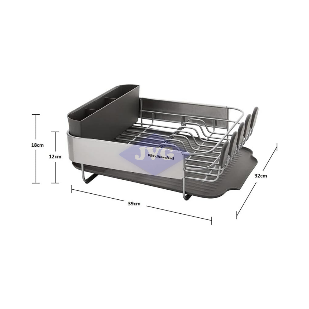 ESCURRIDOR DE PLATOS KITCHENAID 18X39X32 CM ACERO