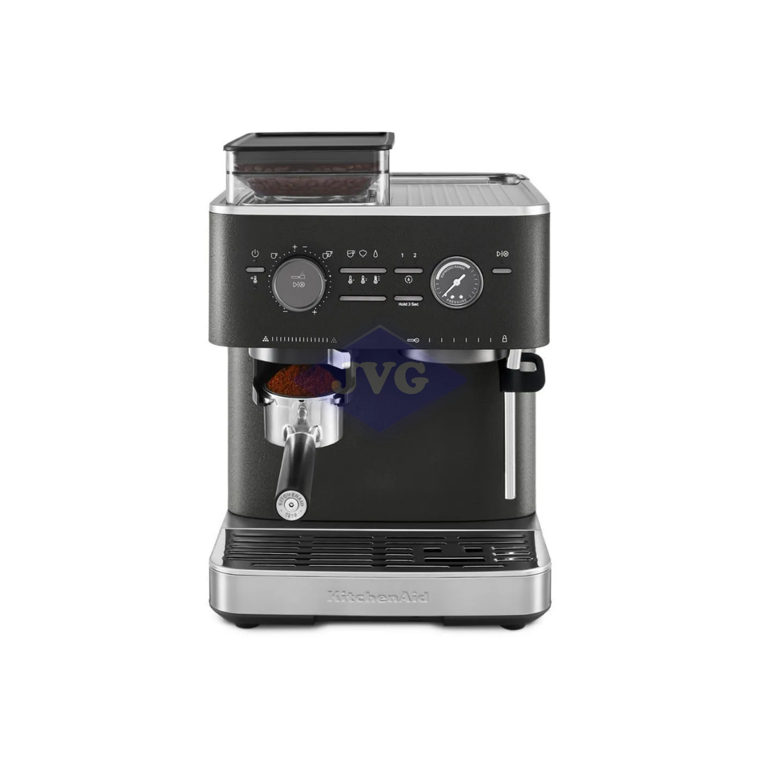 CAFETERA EXPRESSO KITCHENAID SEMIAUTOMÁTICA CON MOLINO INTEGRADO - KES6551BK