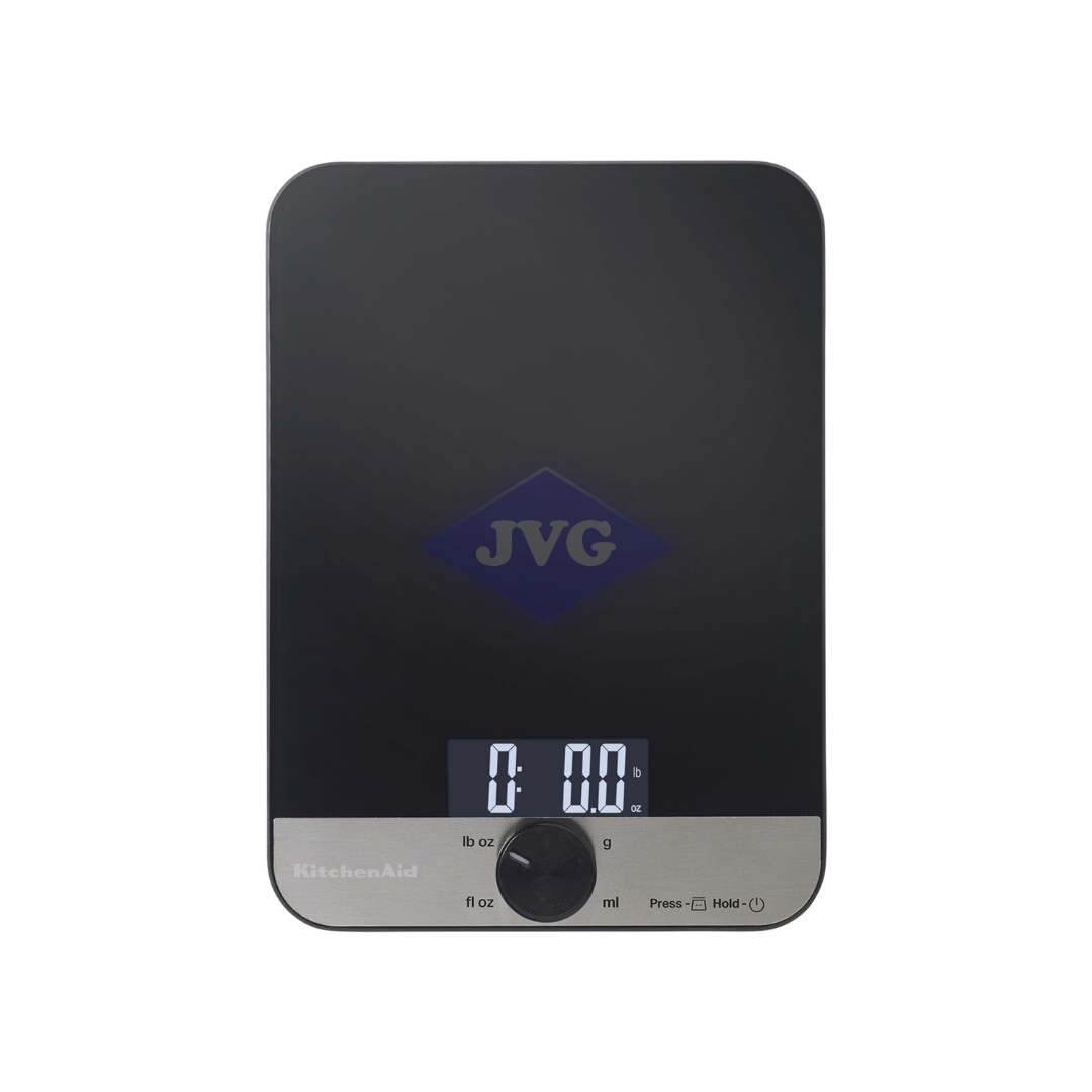 BALANZA DE COCINA DIGITAL KITCHENAID 5 KG NEGRA - KQ908G