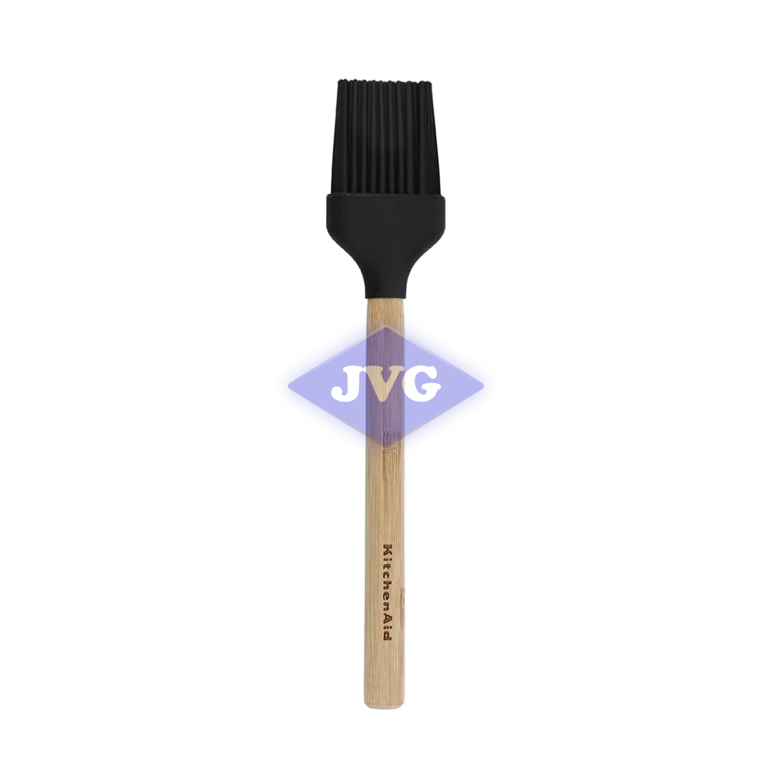 BROCHA DE SILICON KITCHENAID MANGO DE BAMBU 22 CM - KQG641OHOBE