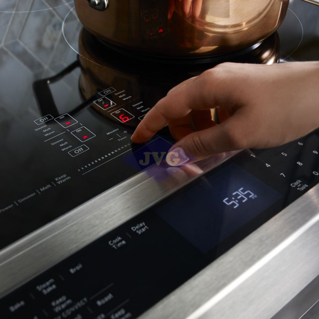 COCINA ELÉCTRICA KITCHENAID 5 QUEMADORES 30" VITROCERÁMICA ACERO INOXIDABLE - KSEB900ESS