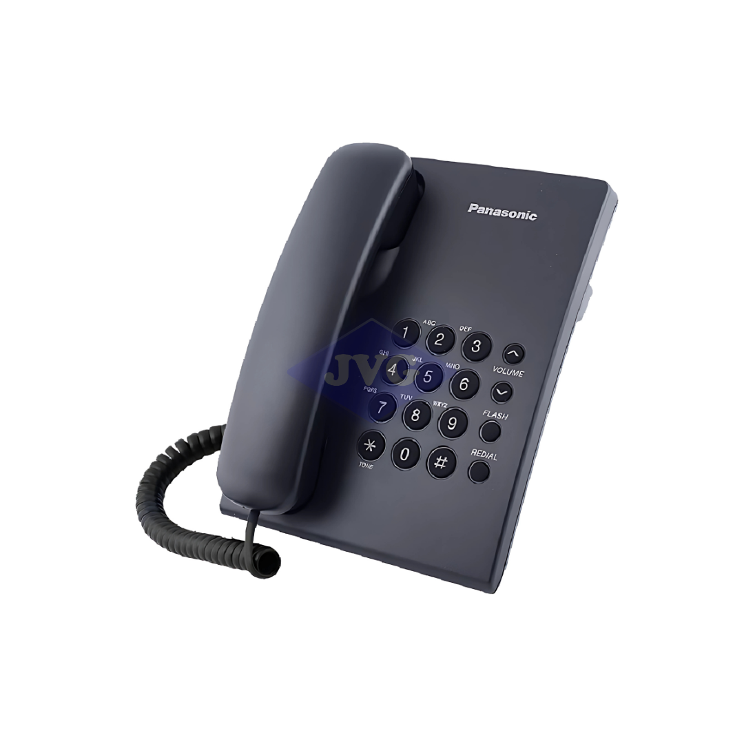 TELÉFONO ALÁMBRICO PANASONIC DE MESA BLANCO - KXTS500LXW