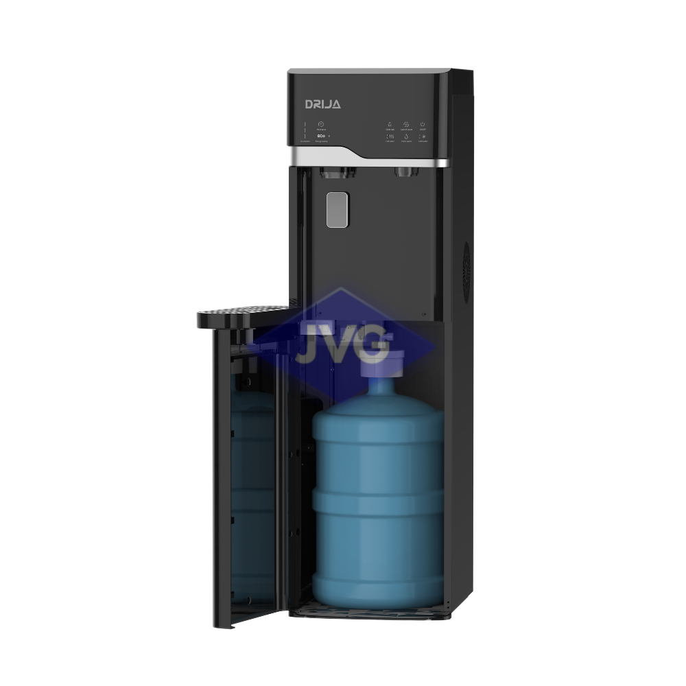DISPENSADOR DE AGUA BOTELLÓN INFERIOR DRIJA NEGRO - LUSSO
