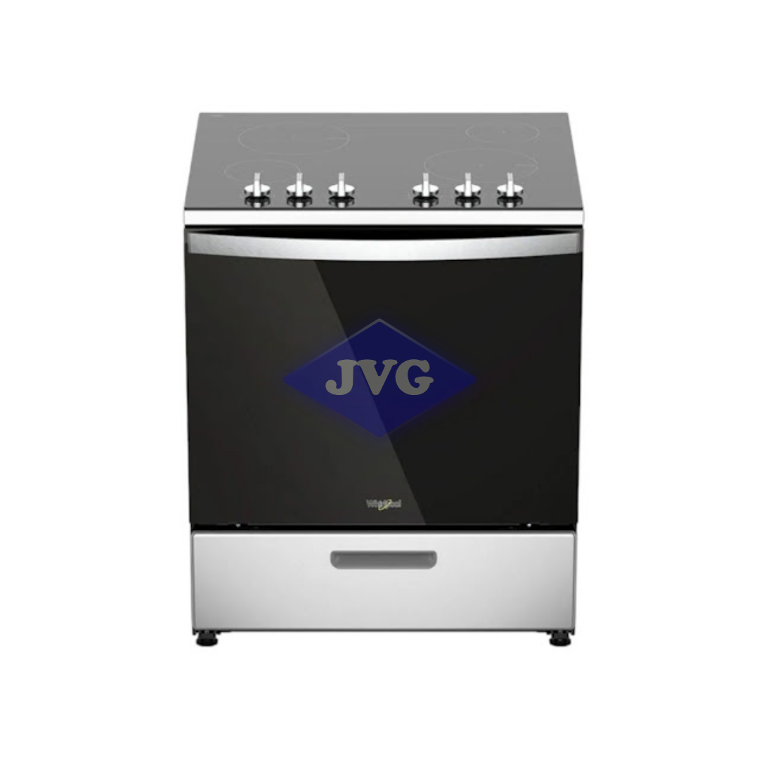 COCINA ELÉCTRICA WHIRLPOOL 30" VITROCERÁMICA NEGRO - LWFRE1330D