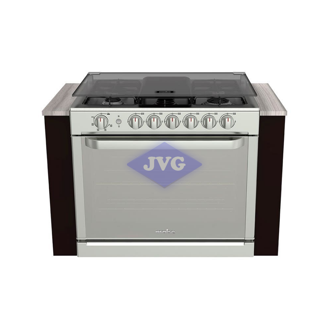 COCINA A GAS MABE PARA EMPOTRAR 30'' PLATEADA - MA0C80300CI3