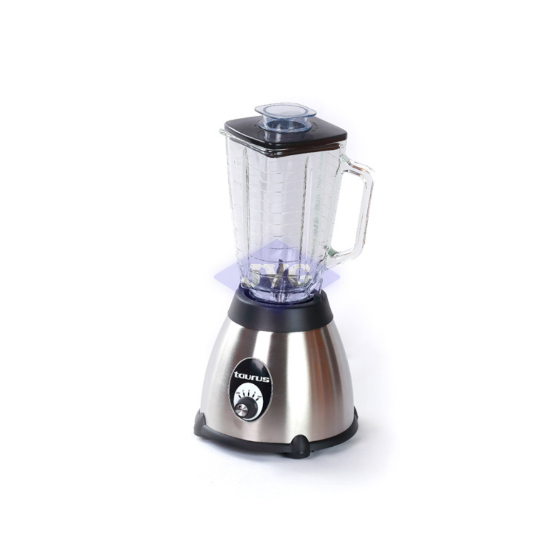 LICUADORA TAURUS 3 VELOCIDADES VASO DE VIDRIO ACERO - MAXITAURUS