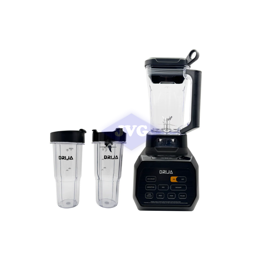 LICUADORA DRIJA 1.5 LTS 3 VELOCIDADES + PULSO 1500W NEGRA - MISCELATORE
