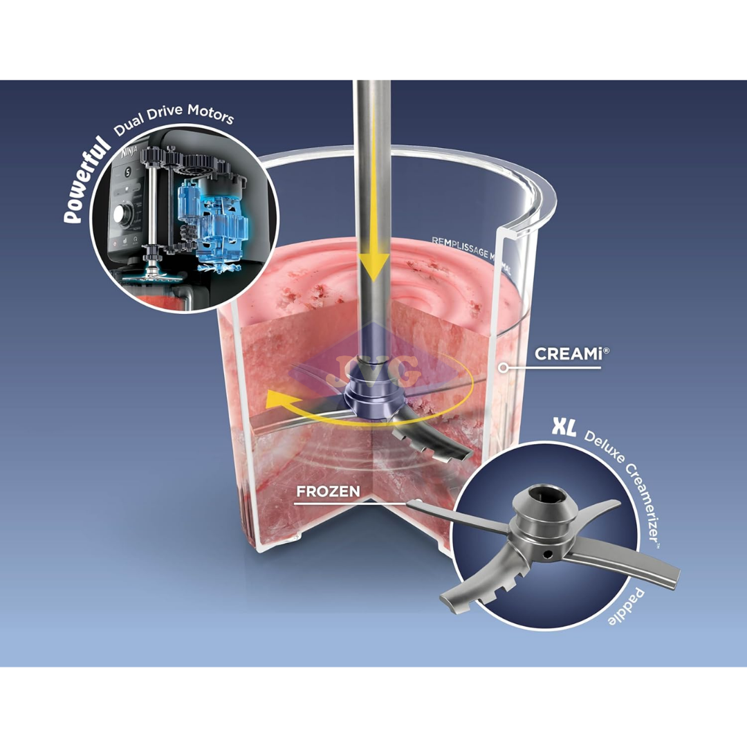 MÁQUINA DE HELADOS Y YOGURT NINJA CREAMI 11 EN 1 700 ML - NC501