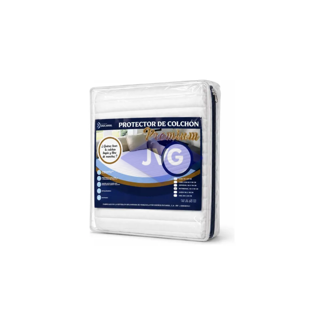 PROTECTOR DE COLCHÓN ANTIMANCHA DUCARSIL 160X190 QUEEN PREMIUM 000993 - PROTQUEENPREMIUM