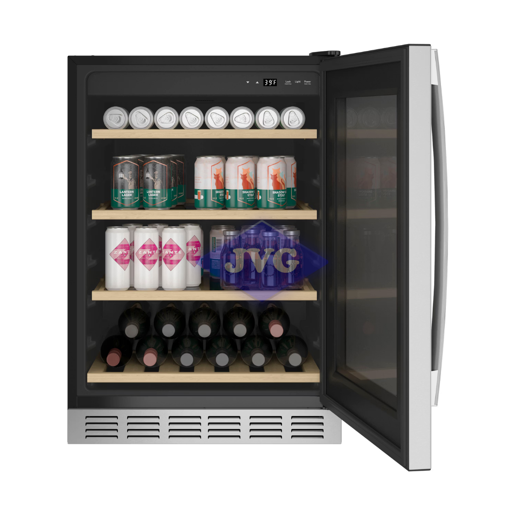 VINERA Y CENTRO DE BEBIDAS GE 52 BOTELLAS ACERO - PVS06BSPSS