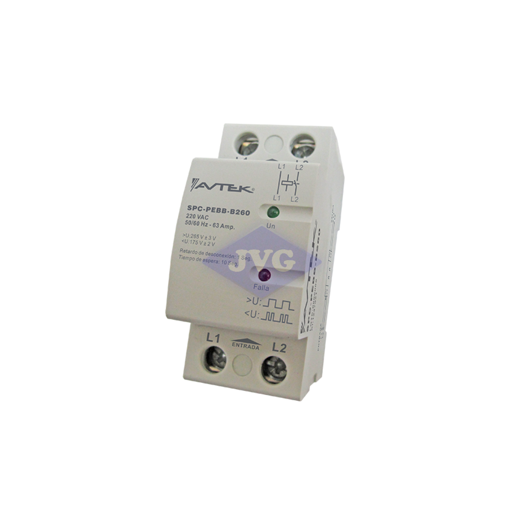 PROTECTOR DE VOLTAJE AVTEK PARA EQUIPOS ELECTRÓNICOS 120 VAC - SPCPEBBB260