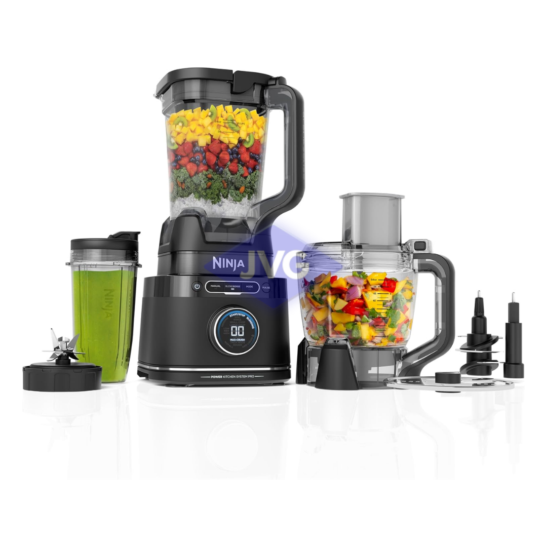 LICUADORA NINJA POWER BLEND 1.8 LTS 1.800W VASO TRITAN CON PROCESADOR NEGRO - TB401LAA