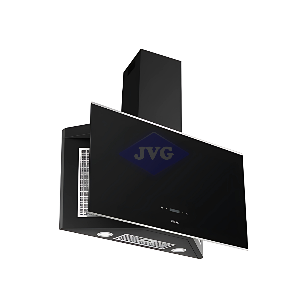 CAMPANA DECORATIVA DRIJA 90 CM TRAPEZIO NEGRO - TRAPEZIO90BLACK