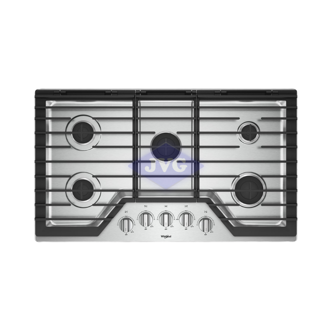 TOPE A GAS WHIRLPOOL 36 PULGADAS ACERO WCG55US6HS - WCG55US6HS