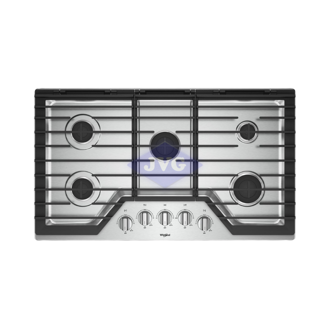 TOPE A GAS WHIRLPOOL 36 PULGADAS ACERO WCG55US6HS - WCG55US6HS