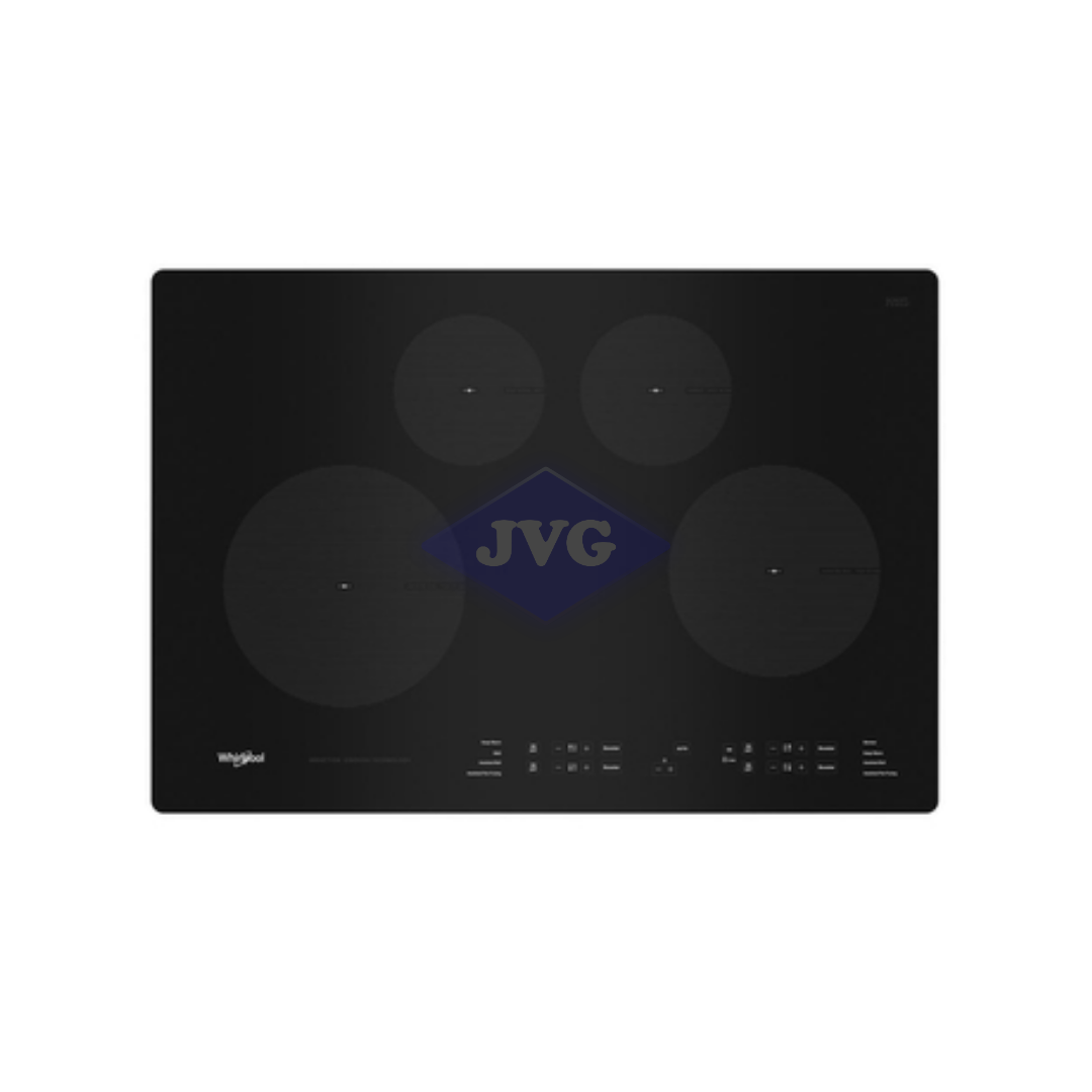 TOPE DE INDUCCION VITRO WHIRLPOOL 4 QUEMADORES NEGRO 30"