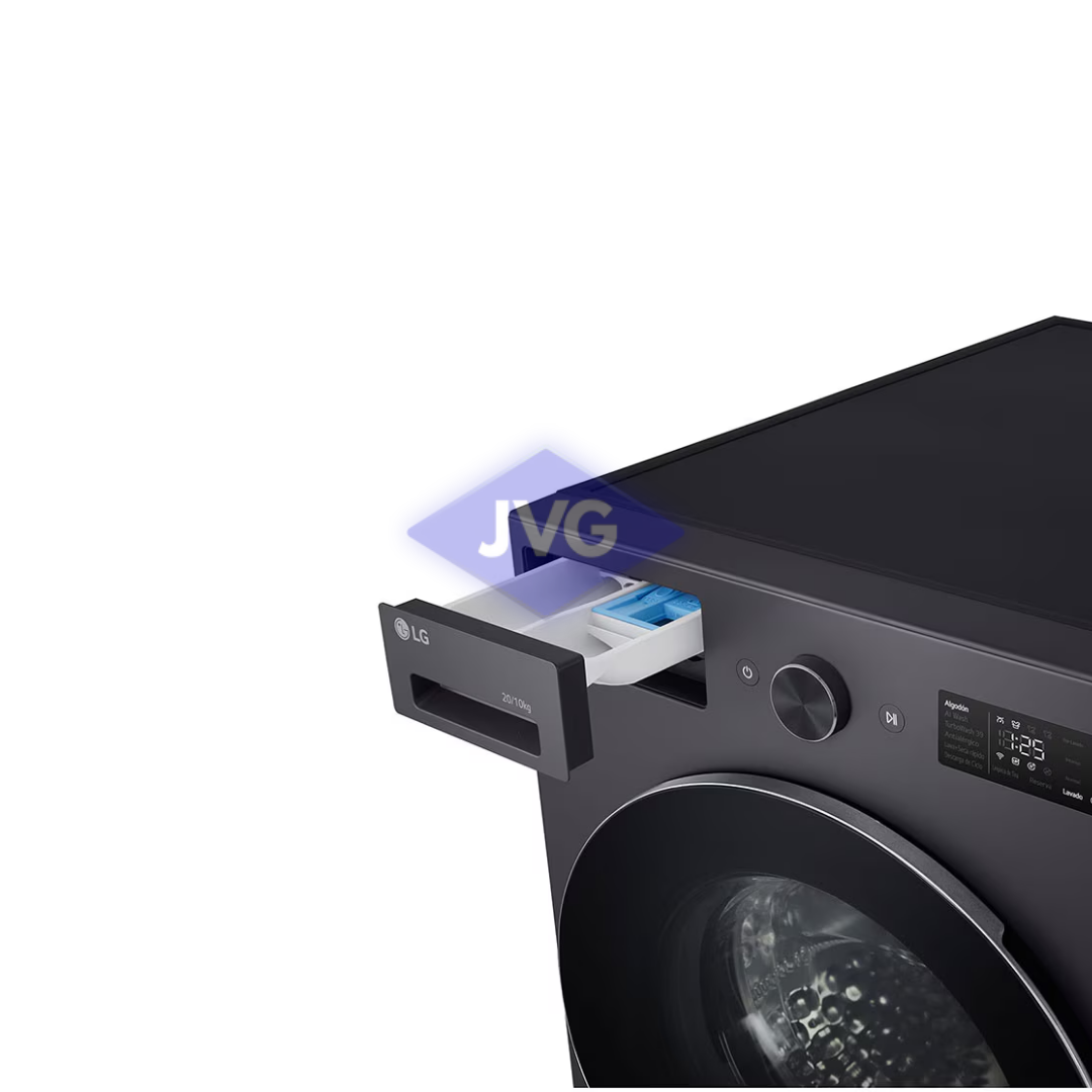 LAVASECA ELÉCTRICO LG 20 KG GRAFITO - WD20EGNT6PC