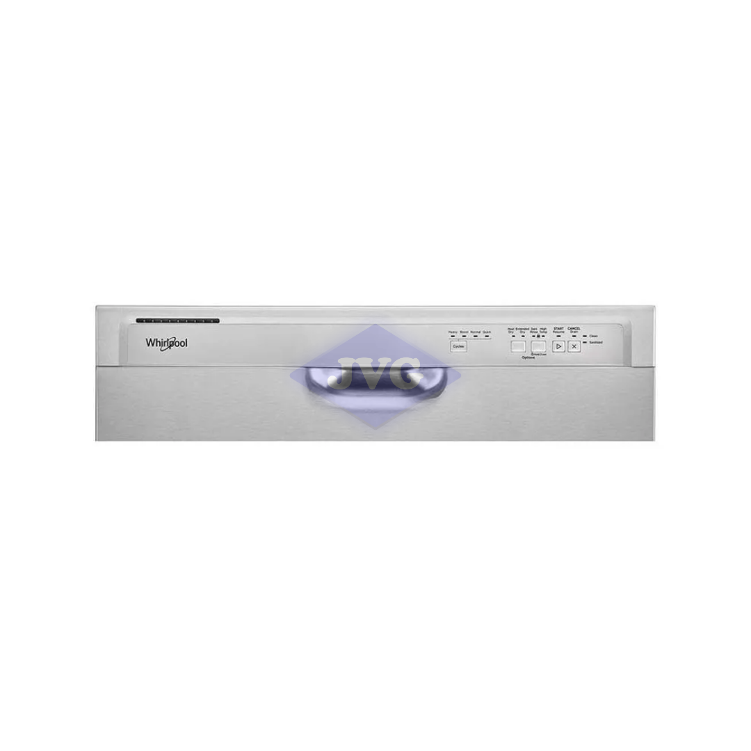 LAVAPLATO WHIRLPOOL 12 SERVICIOS 24" PANEL DIGITAL FRONT ACERO