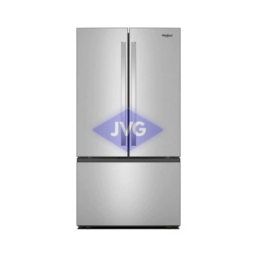 NEVERA FRENCH DOOR WHIRLPOOL 31 PIES CÚBICOS CON FÁBRICA DE HIELO ACERO - WRFF3136SZ
