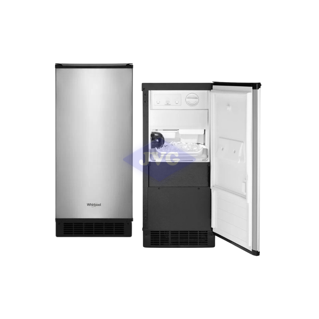 FABRICADOR DE HIELO SIN BOMBA WHIRLPOOL 15' 12KG ACERO - WUI75X15HZ
