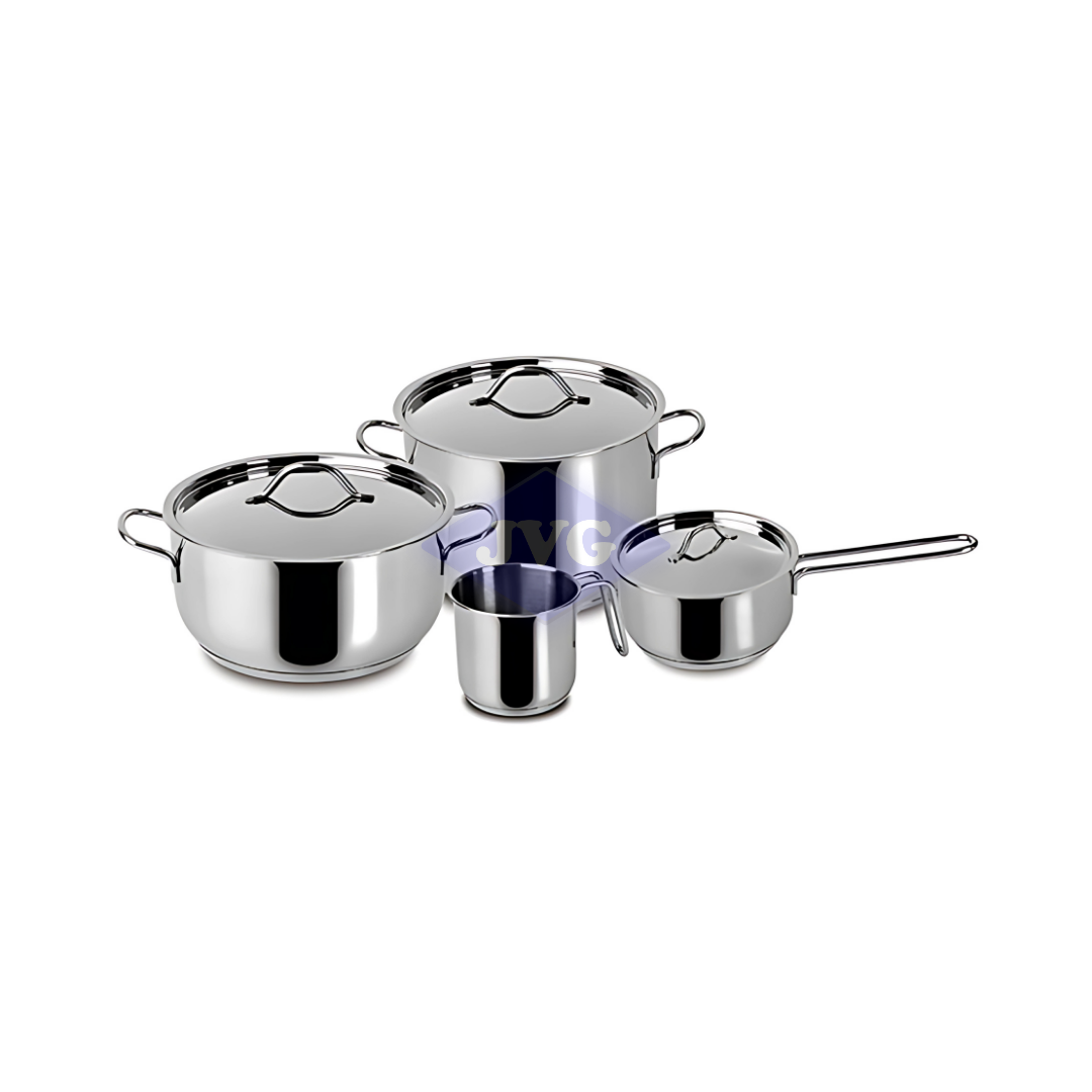 JUEGO DE OLLAS LAGOSTINA 7 PIEZAS EVERY ACERO INOXIDABLE 18/10 (15600107) - 15600107