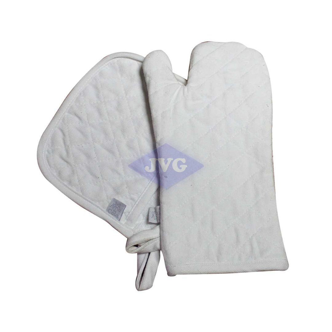 SET GUANTE Y AGARRA OLLAS AMA DE CASA NIEVE - 1QK1SA100