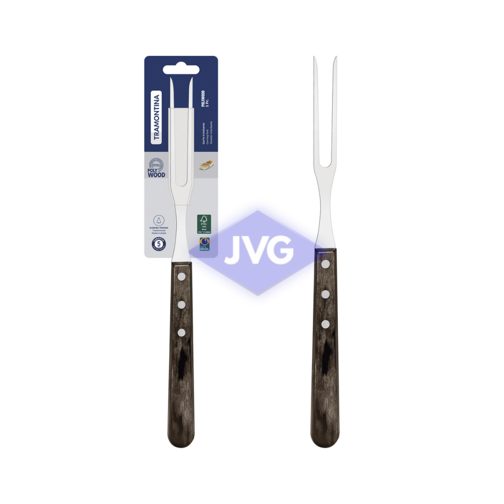 TENEDOR TRINCHANTE TRAMONTINA POLYWOOD INOX - 21146190