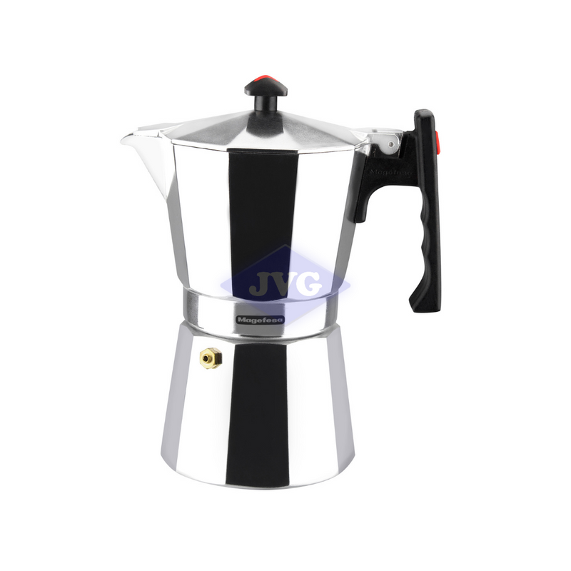 CAFETERA GRECA 6 TAZAS MEGEFESA ACERO